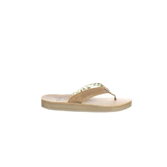 Womens The Dillon Brown Flip Flops Size 